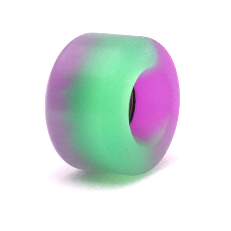 Blistered Conical Full Fingerboard Wheels - Green and Purple UV