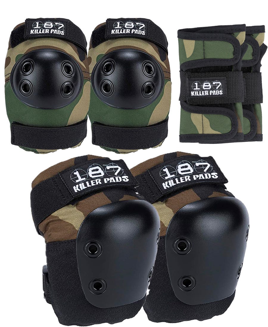 スケートボード 187 KILLER PADS JUNIOR SIX PACK CAMO KIDS PAD SIX PACK - Camo – 187killerpads