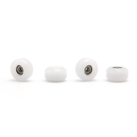 FlatFace Fingerboard G10 Dual Bearing Wheels - 60D Ultra - White