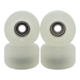 Blistered x Flatface x Blackriver G4-BR Fingerboard Wheels - Clear Sunshift into Blue Subtle Glow
