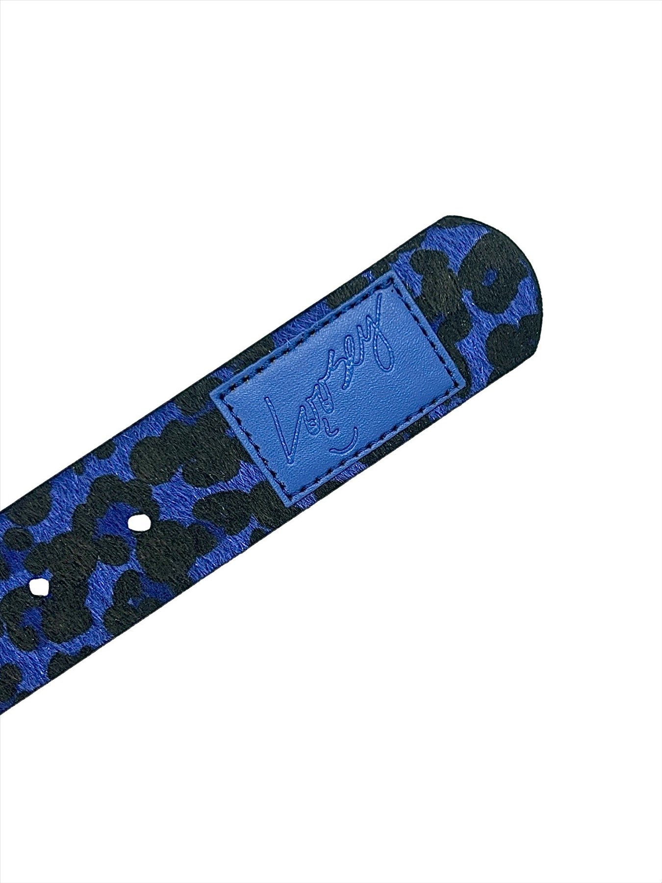 Loosey Blue Studded Cheetah Belt