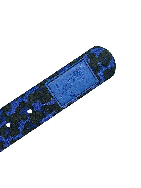 Loosey Blue Studded Cheetah Belt