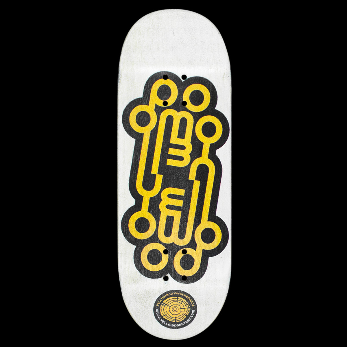 Yellowood Fingerboard Deck - Logo