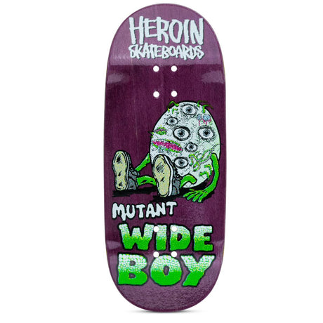 Chems x Heroin Skateboards Fingerboard Deck - Mutant Wide Boy