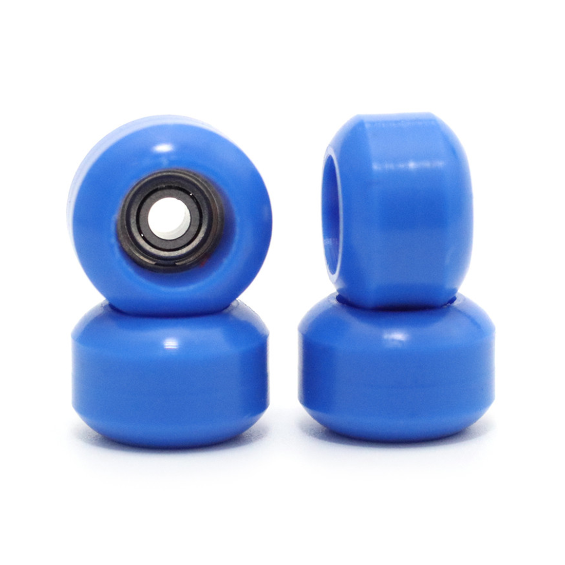 FlatFace Street Shape Fingerboard Wheels - Blue D-Rex Tribute