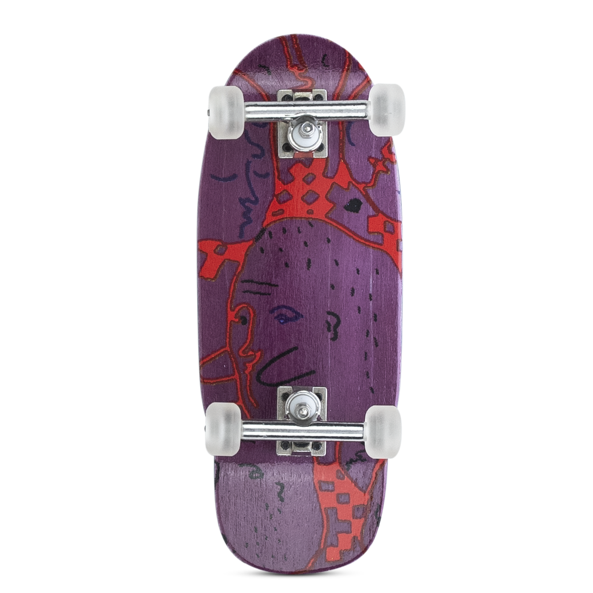 DK Fingerboard Fish Complete - Faces