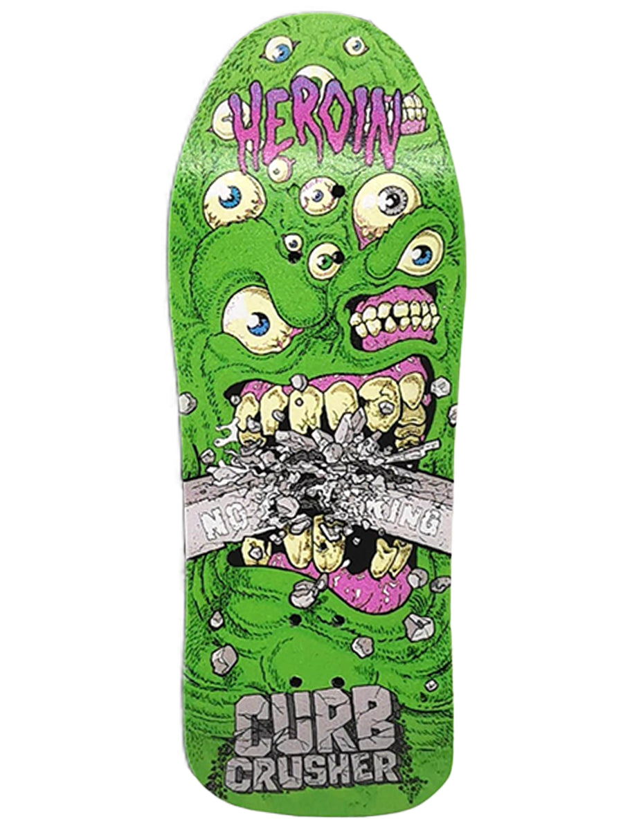 Close Up x Heroin Skateboards Fingerboard Deck - Curb Crusher