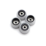 FlatFace Fingerboard Dual Durometer Bearing Wheels - White and Black