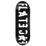 FlatFace G4 Fingerboard Deck - Stencil 2005 Real Wear Over White