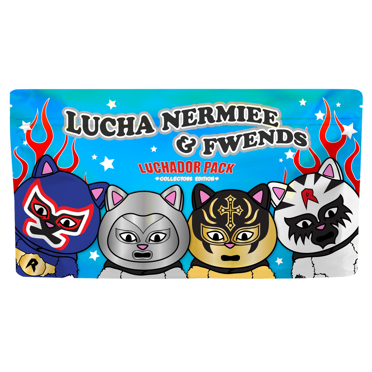 RIPNDIP LUCHA NERMIEE Keychain 4-Pack – The Vault Pro Scooters