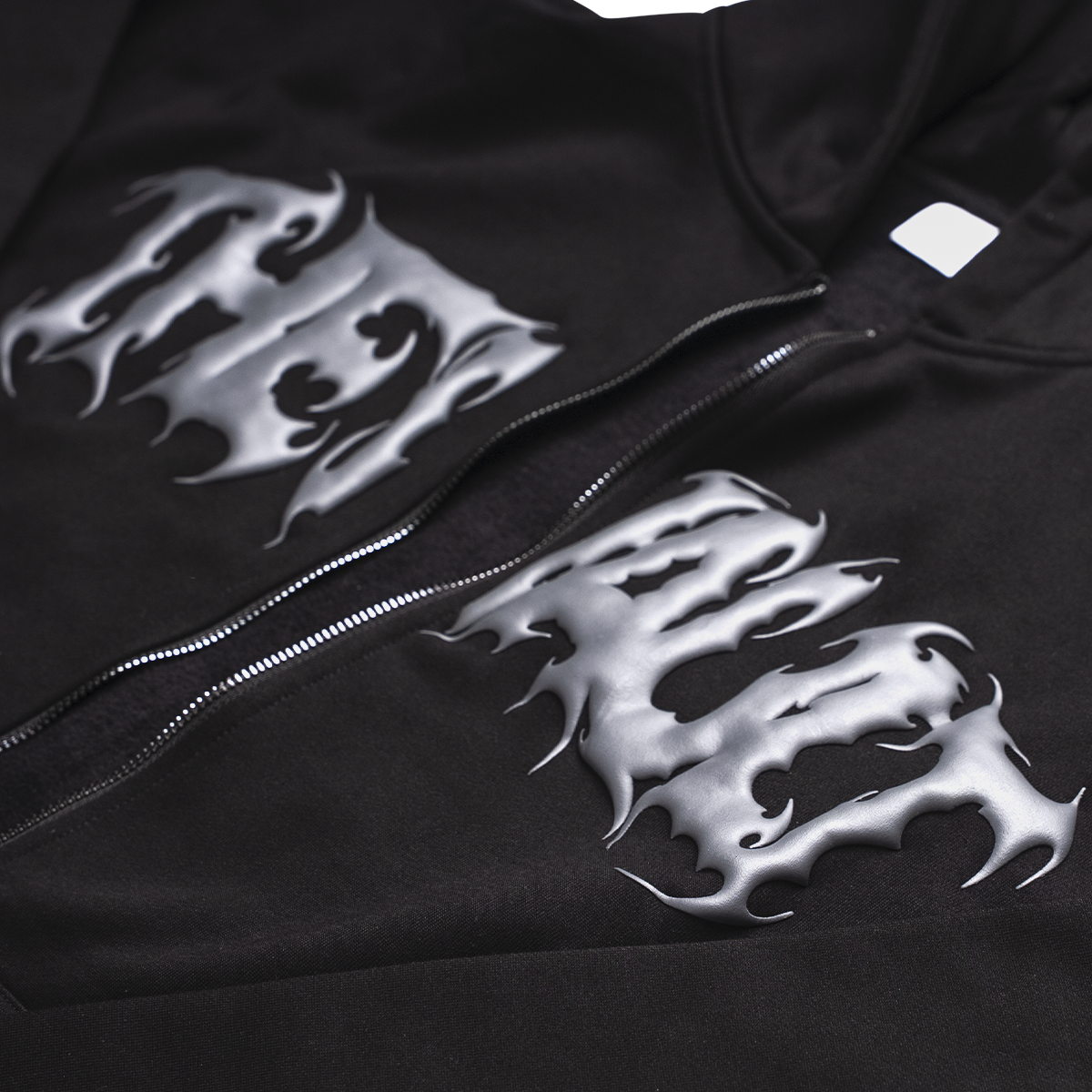 TV Split Thorn Zip Up Hoodie