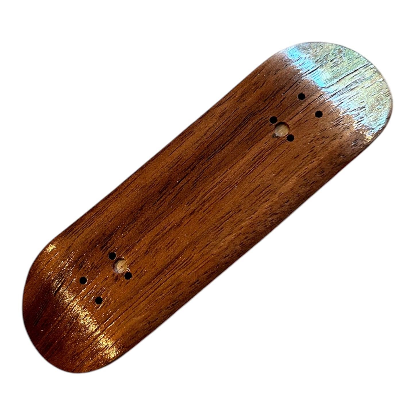 FlatFace G15.12 Fingerboard Deck - Walnut – The Vault Pro Scooters