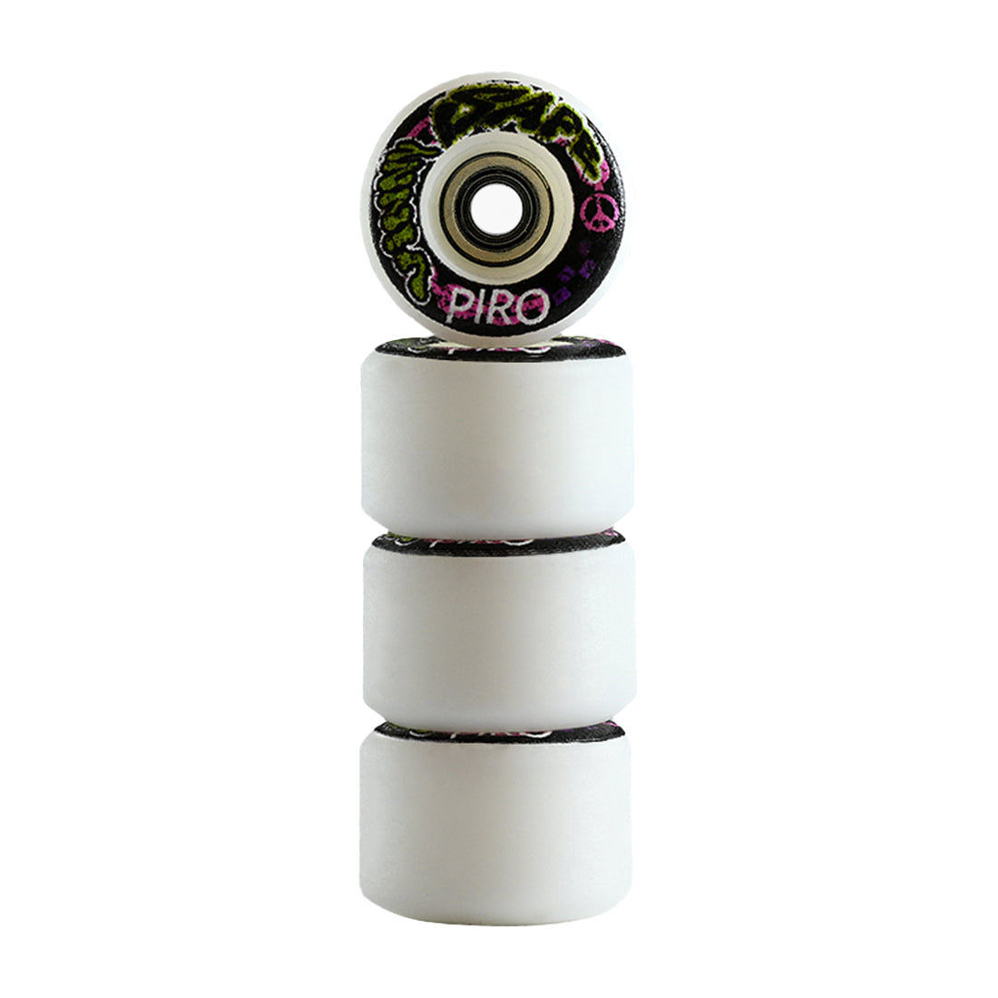Piro Performance Graphic Fingerboard Wheels - Pro Safe