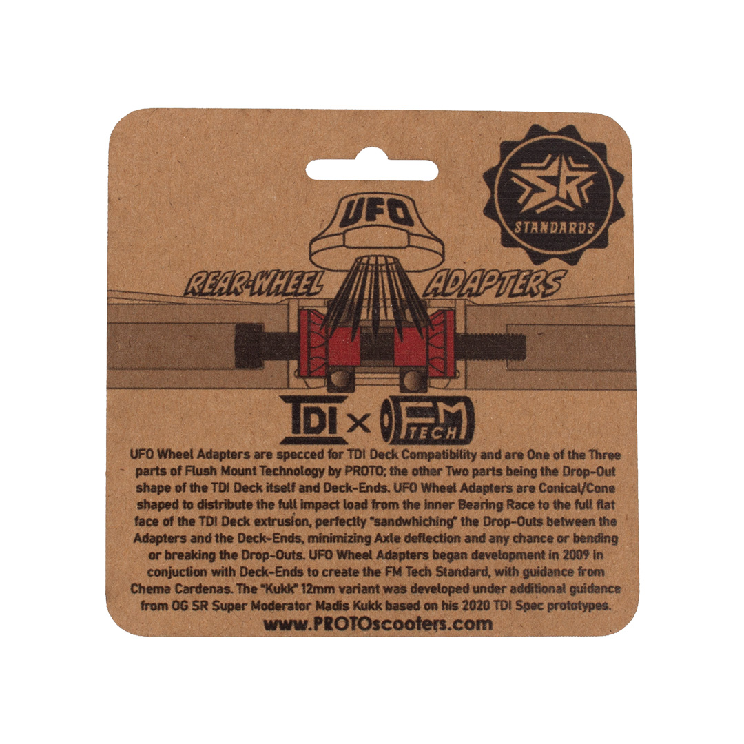 PROTO UFO Rear Wheel Adapters - 12STD