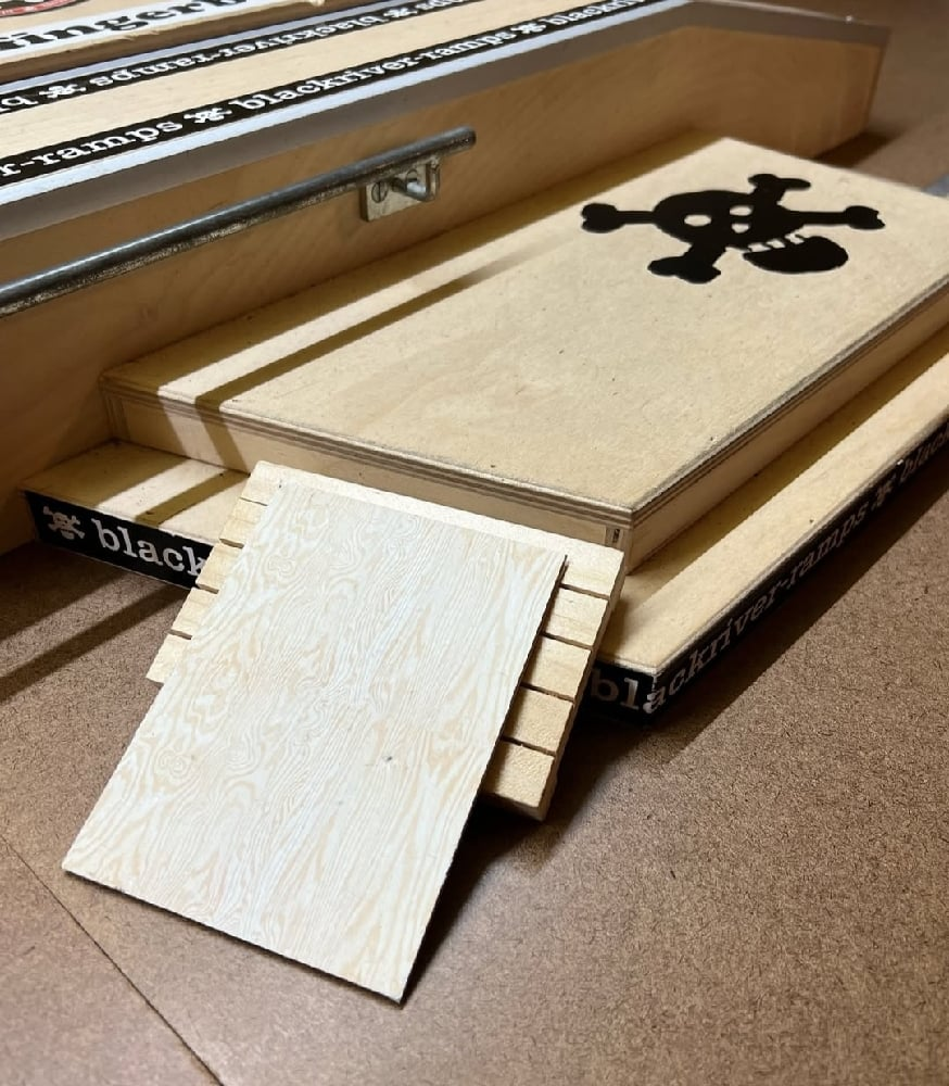 Fingerboard Ramp Sticker FutureBoundPrints Fingerboard Ramp - Sav's Signature Plywood – The ...