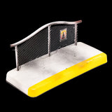 WhytMykConcrete Fingerboard Ramp - Wave Fence with Sidewalk