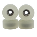 Blistered V5 Street Fingerboard Wheels - Translucent Off White Glow