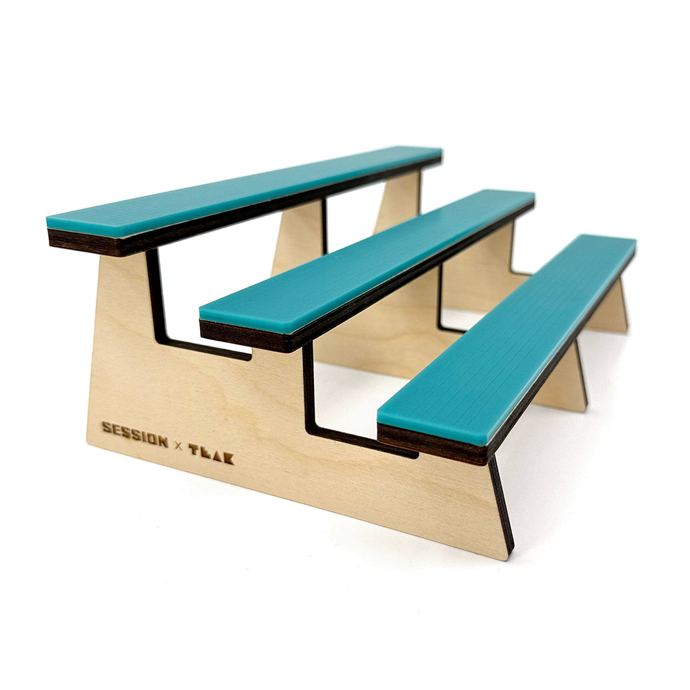 Teak Ramp Teak Tuning Fingerboard Ramp - The Bleacher w/ Acrylic Surface – The ...