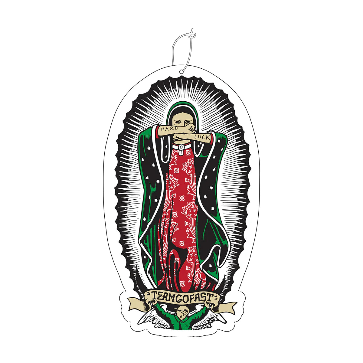 Hard Luck Lady G Bandera Air Freshener