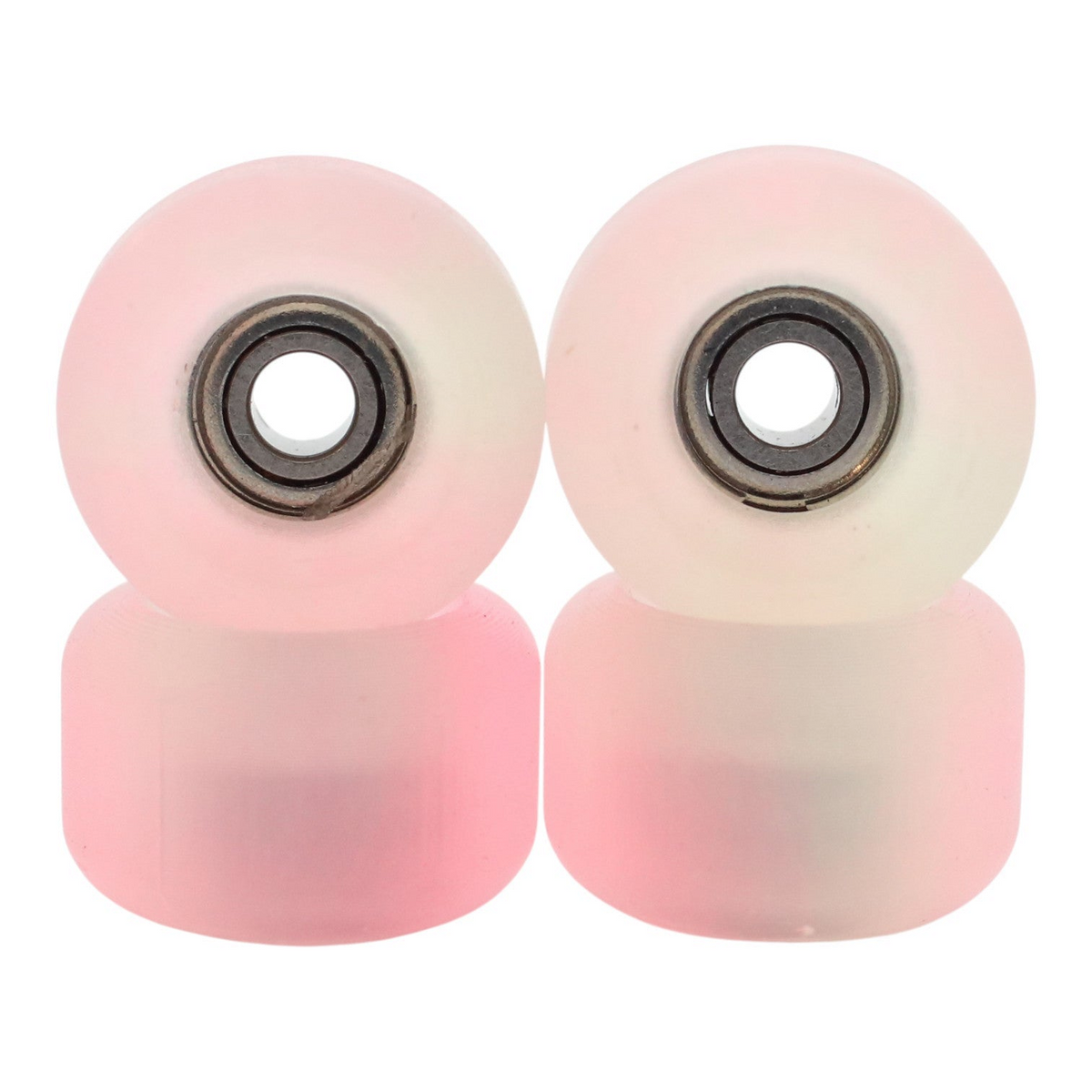 Blistered x FlatFace G6 Fingerboard Wheels - UV Pink and Clear