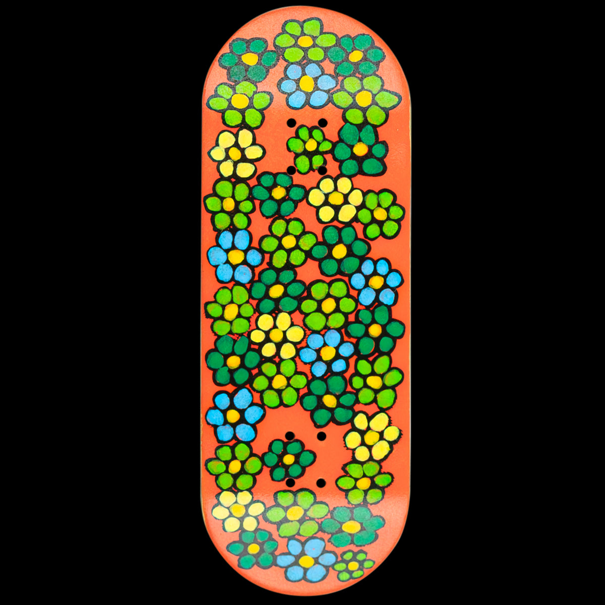 Grow Fingerboard Deck - Orange Popsicle