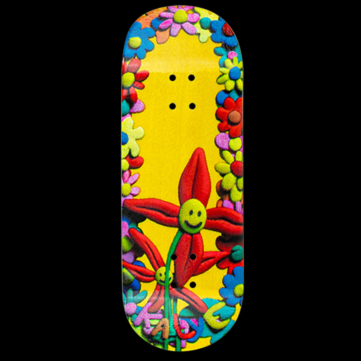Kalye Fingerboard Deck - OG Flowers
