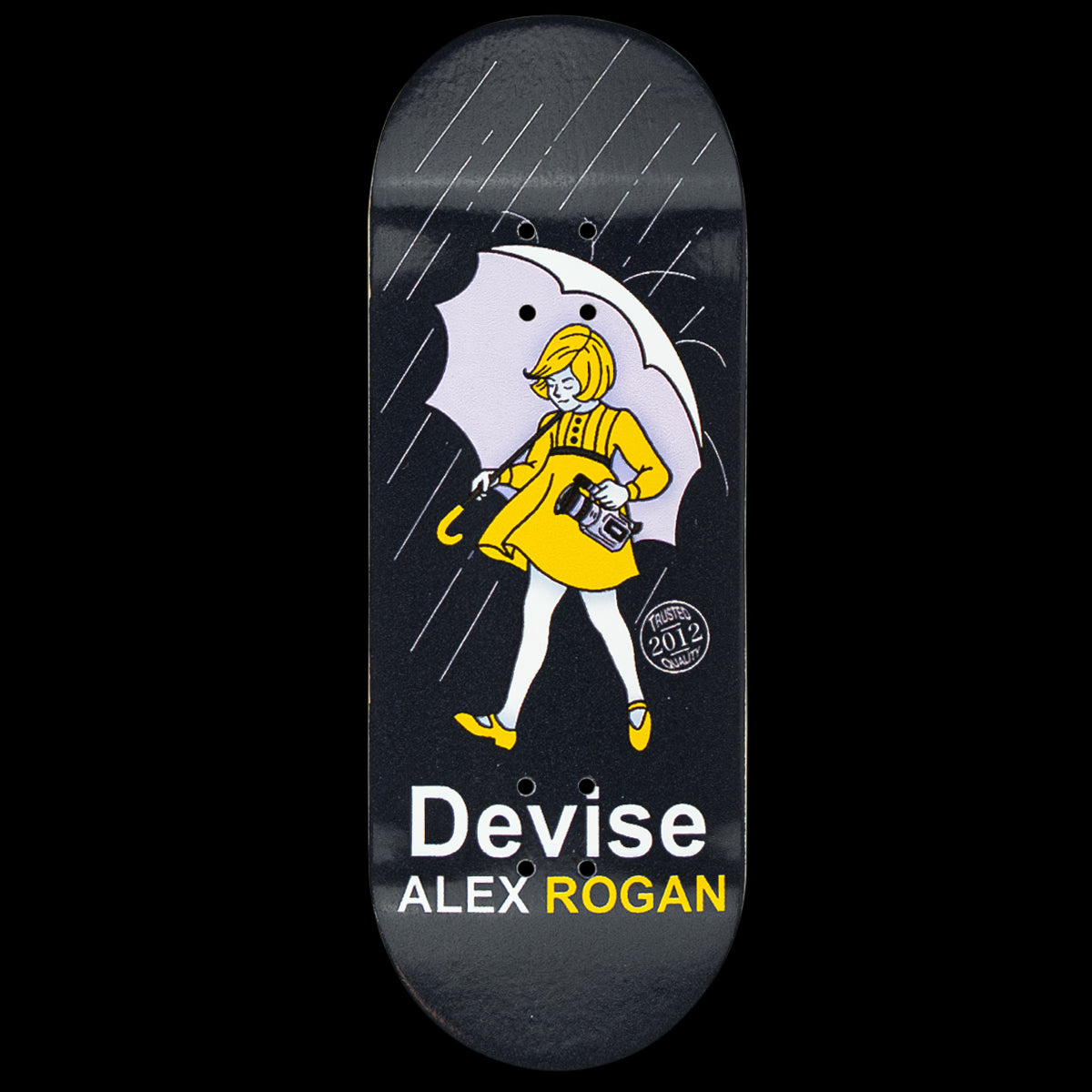 DEVISE DECK ウォールナット Devise Fingerboard Deck - Salt Girl