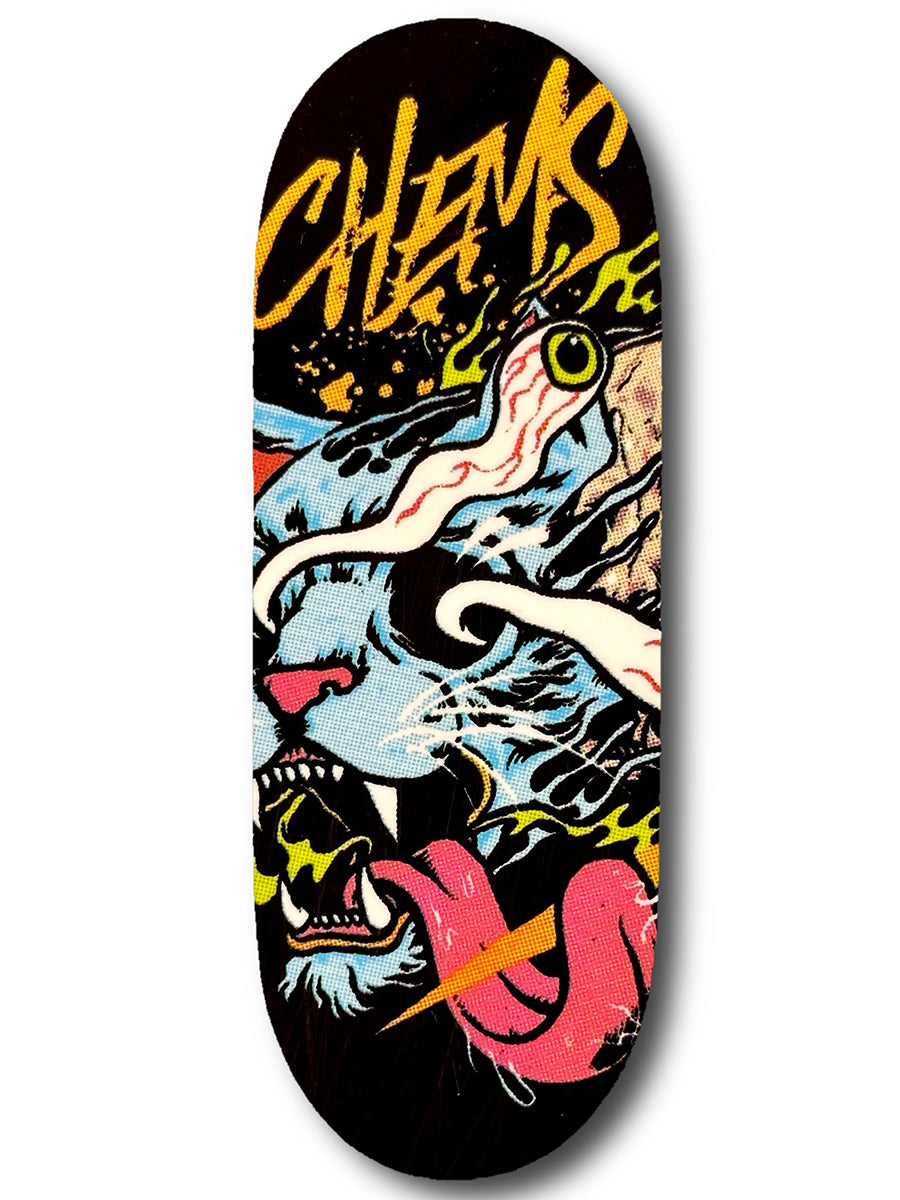Chems Fingerboard Deck - Blue Melted
