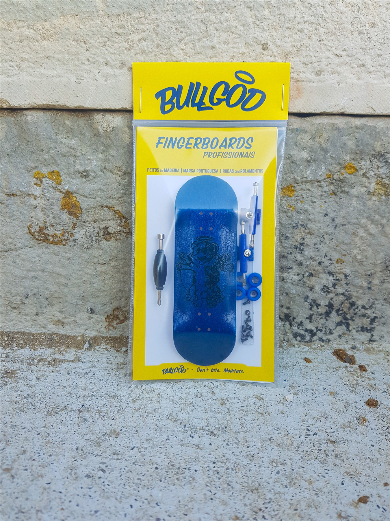 BullGod Pro Fingerboard Complete - Blue CryptoGod