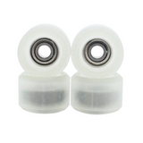 FlatFace x Blistered G1 Bearing Fingerboard Wheels - Clear Glow