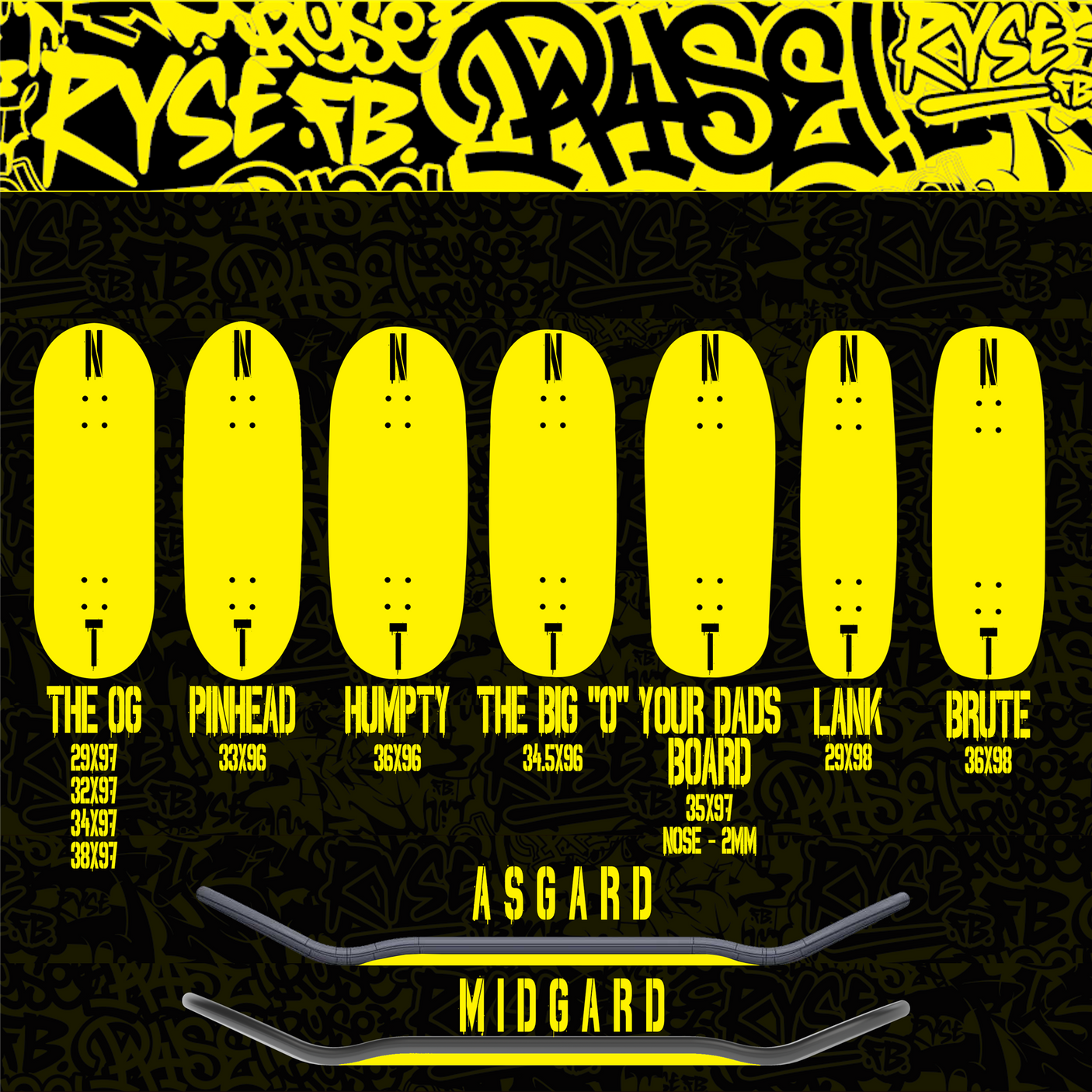 Ryse Fingerboard Deck - Mushroom Boss