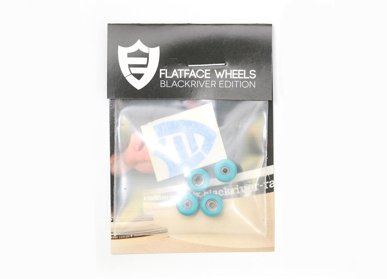 FlatFace Fingerboard G4 Bearing Wheels - Turquoise
