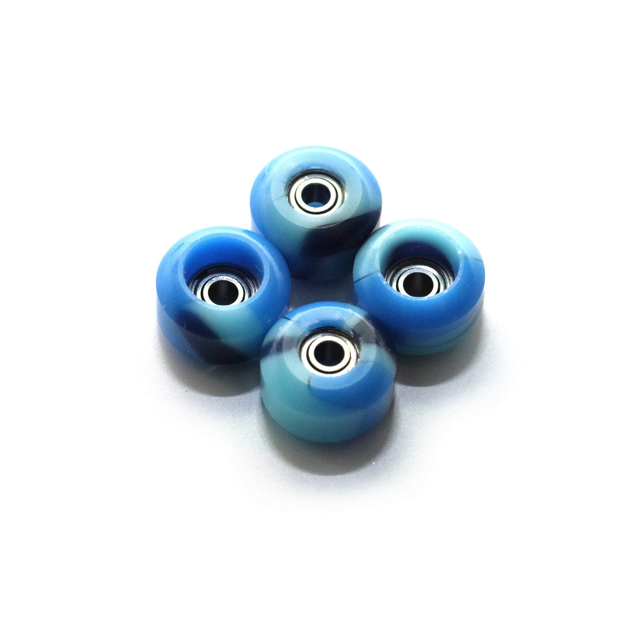 FlatFace Street Shape Fingerboard Wheels - Ocean Swirl