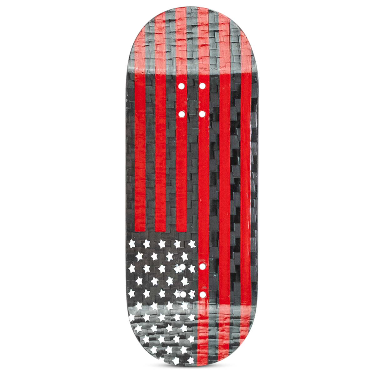 Medmen Carbon Fingerboard Deck - USA Flag