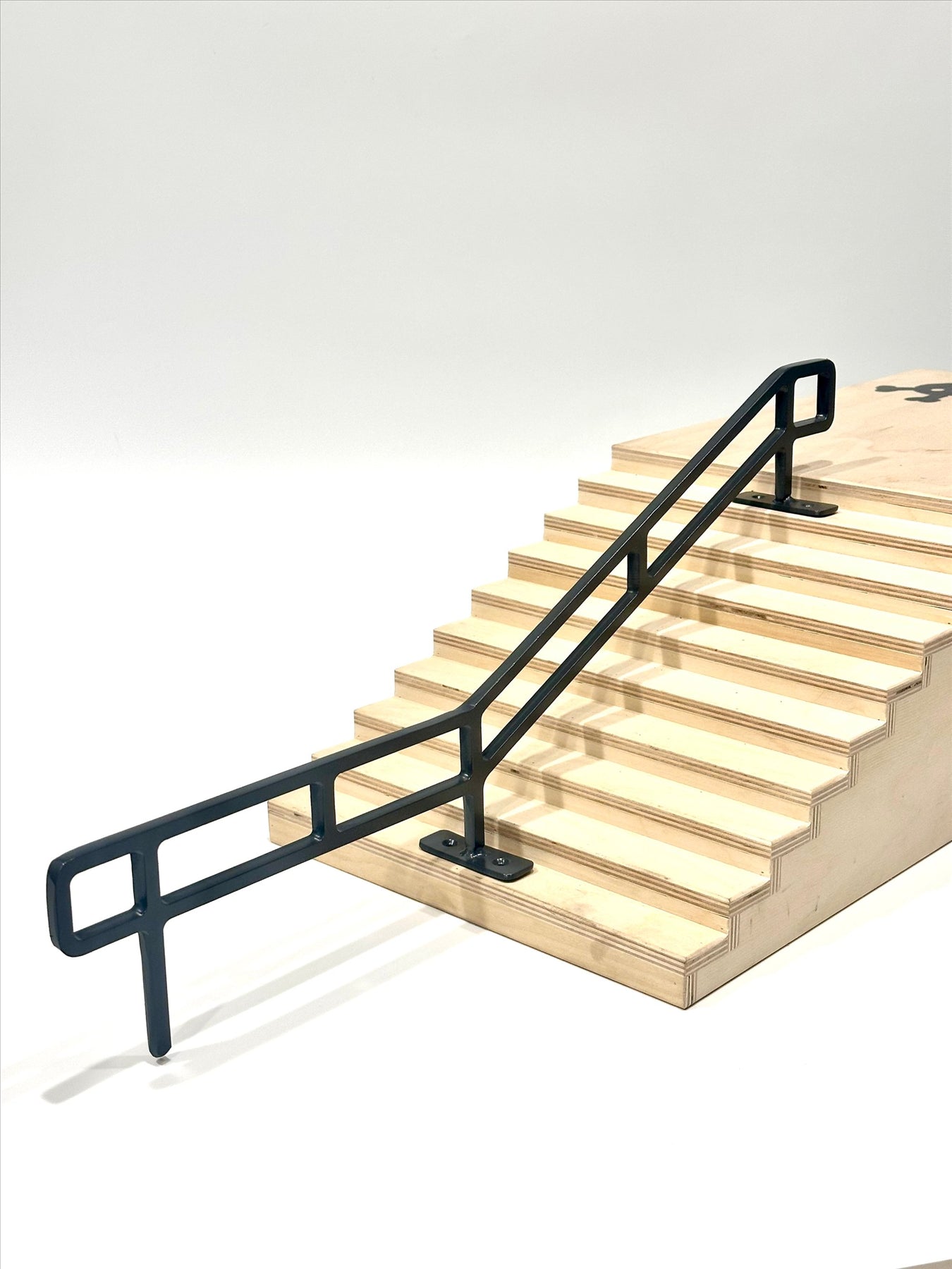 Grind Right Fingerboard Rail - Square 10 Stair Long Donger