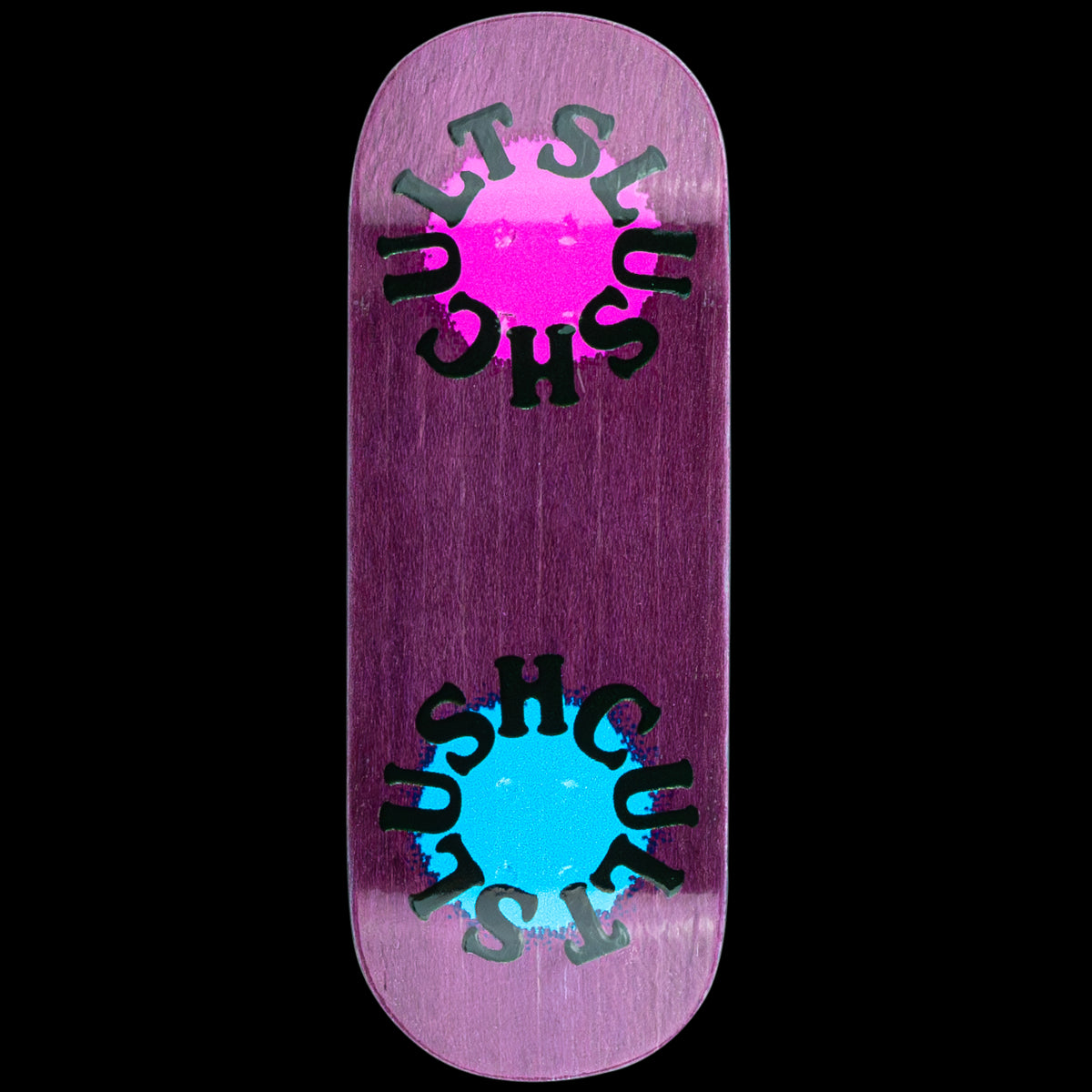 Slushcult Fingerboard Deck - Over Spray