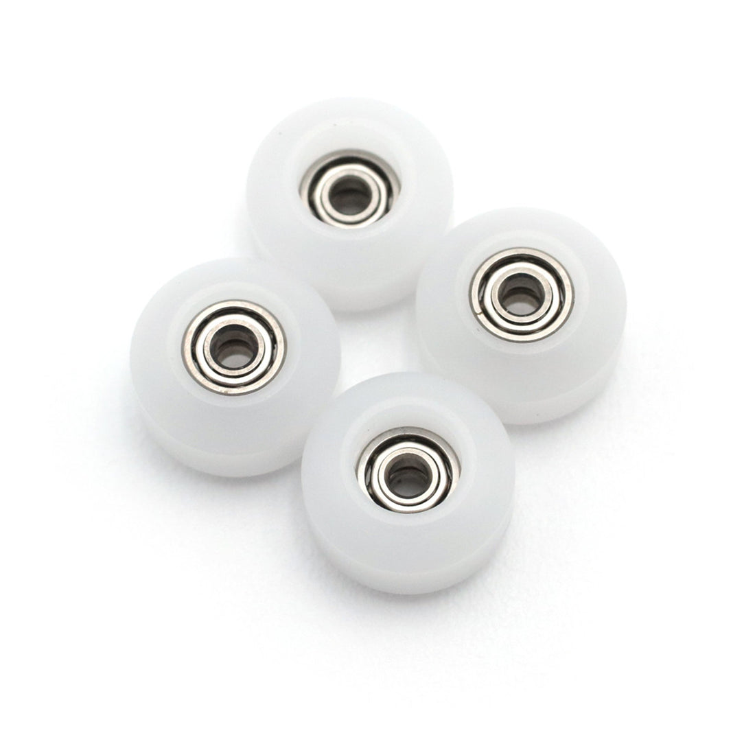 FlatFace Fingerboard G10 Dual Bearing Wheels - White