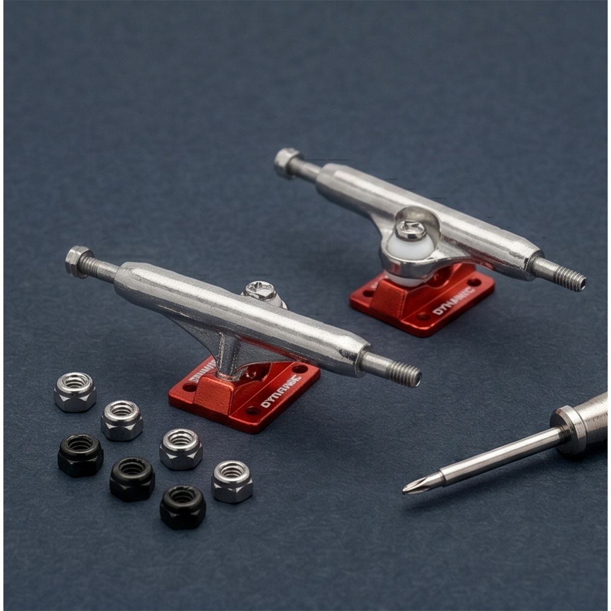 Dynamic Fingerboard Dual Bearing Trucks - 31mm