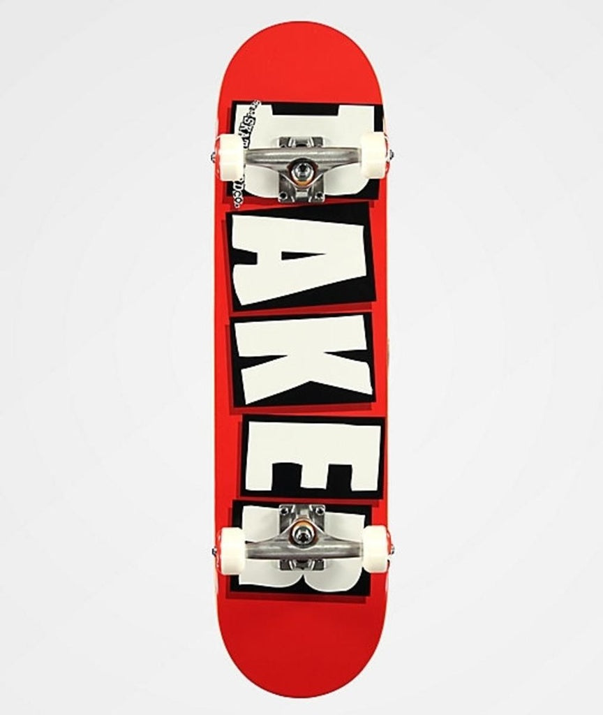 BAKER BRAND LOGO COMPLETE-8 Red and White