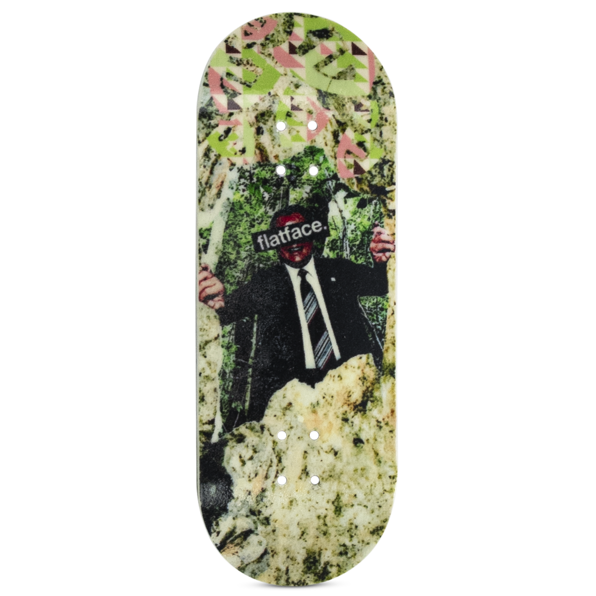 FlatFace G16 Fingerboard Deck - Jay Collage Lite