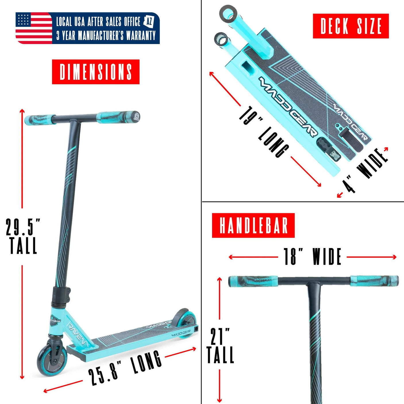 Madd Gear Pro Scooter - Raven