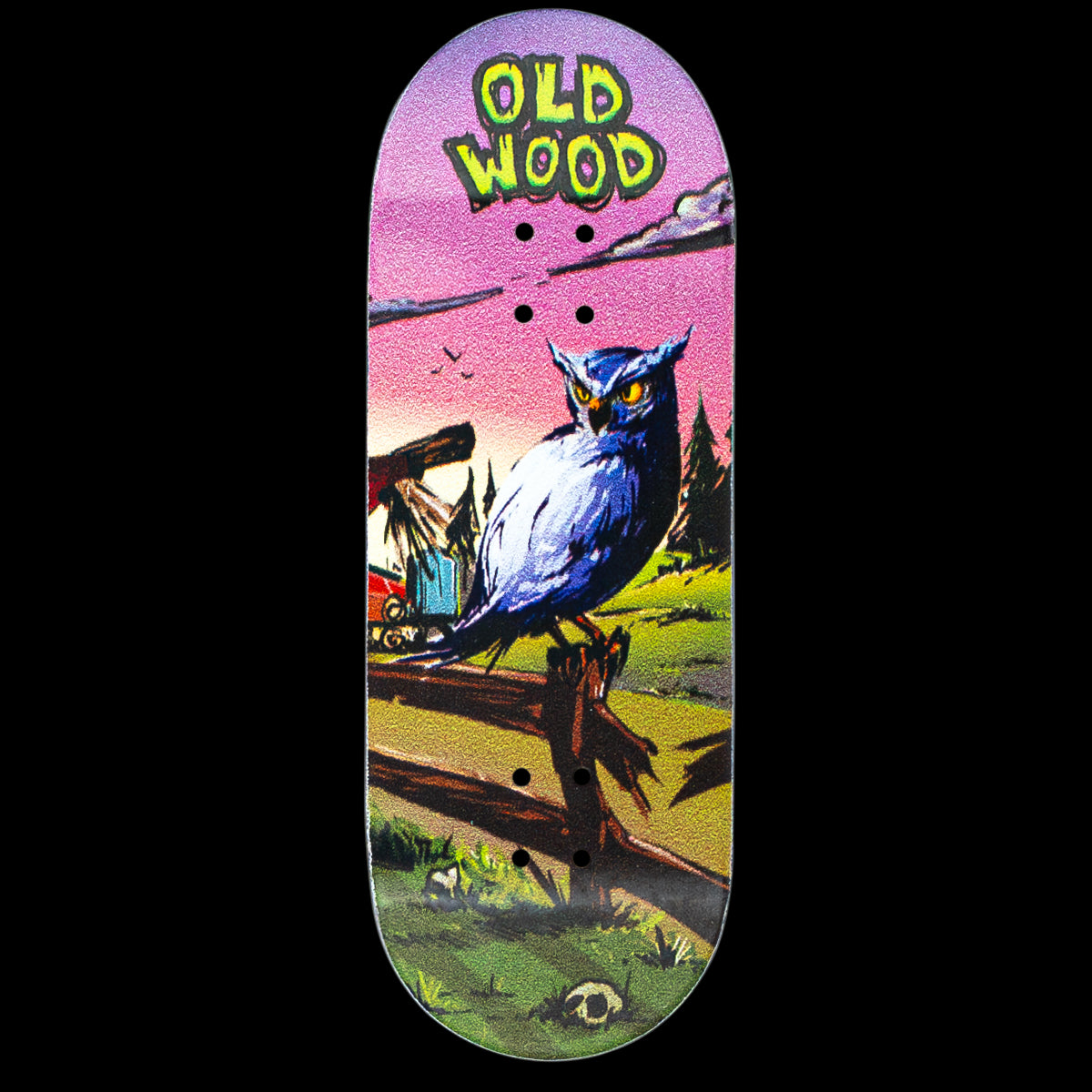 Oldwood Fingerboard Deck - Owl