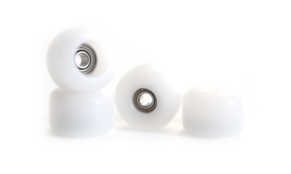FlatFace Fingerboard G4 Bearing Wheels - White