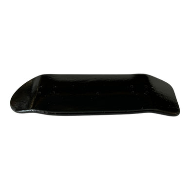 FlatFace x Duck Decks Wood Bat Fingerboard Deck - Black Full Dip