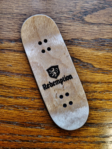 Redemption Fingerboard Deck - Mini Logo