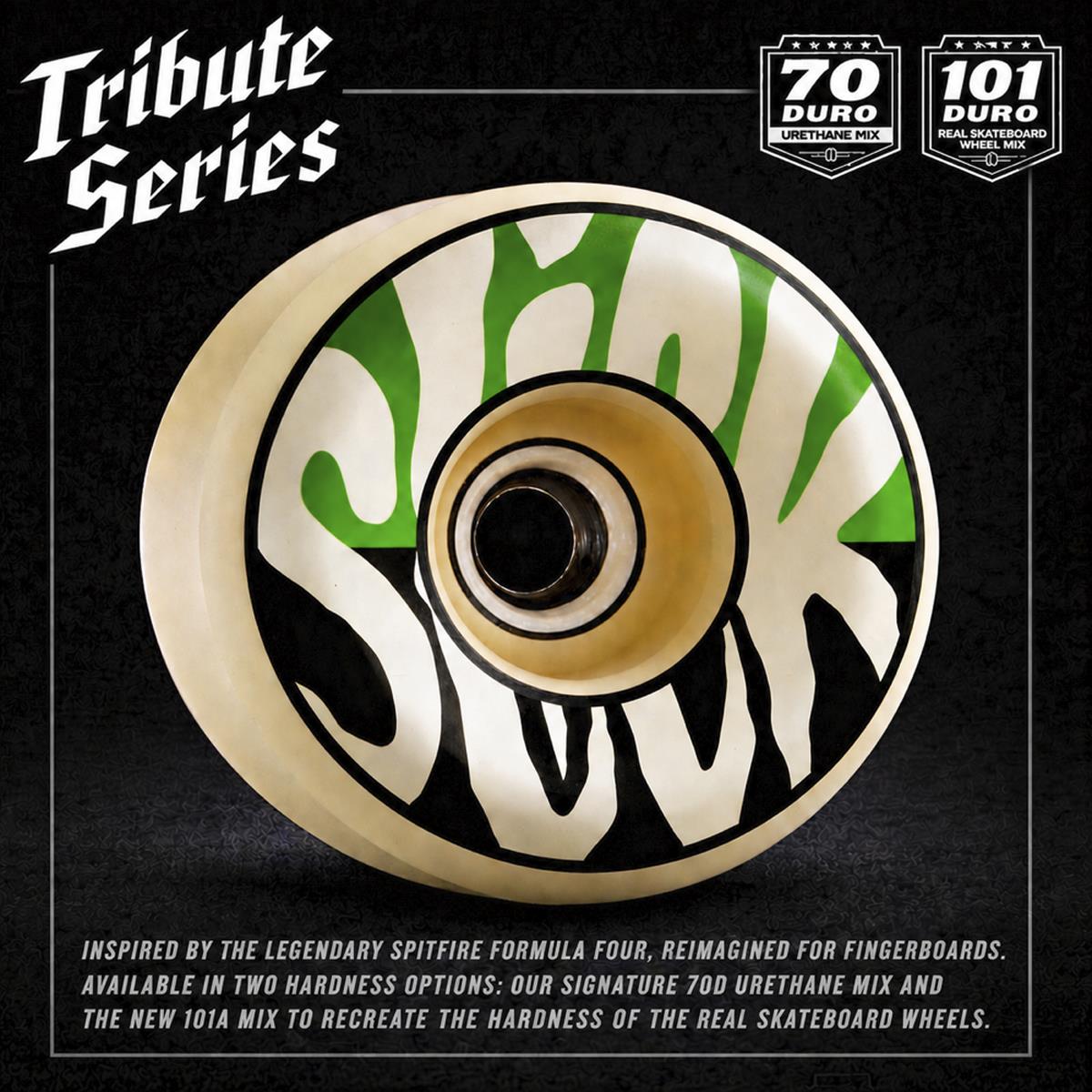 Slick Tribute Series Fingerboard Wheels - Slickfire 70D