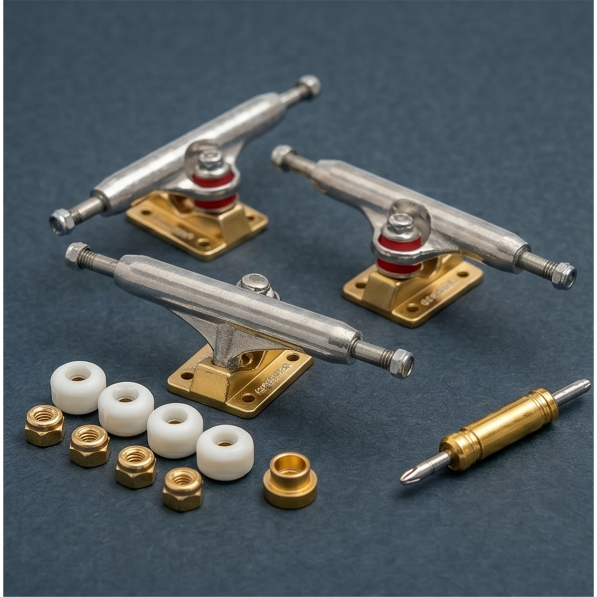 Dynamic Fingerboard Dual Bearing Trucks - 36mm