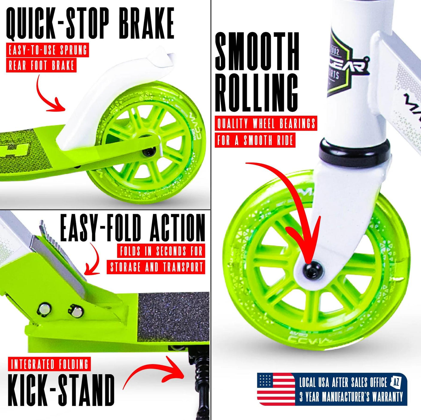 Madd Gear Rush 125 Youth Scooter