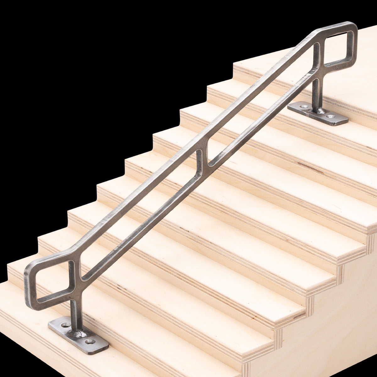 Grind Right Fingerboard Rail - Square 10 Stair Kink Rail