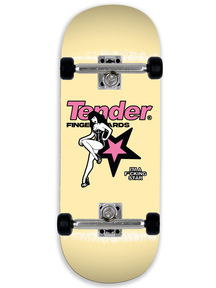 Slushcult x Tender Grom Fingerboard Complete - I'm a Star